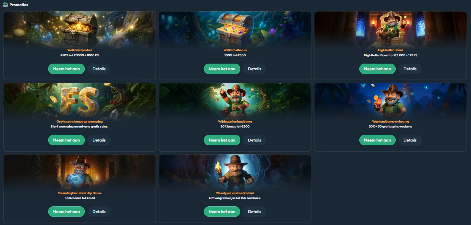 Slotorado Casino promoties met bonussen en gratis spins