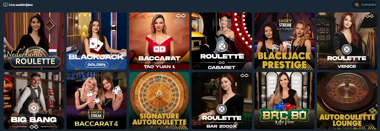 Slotorado Casino Live Casino met roulette, blackjack en baccarat