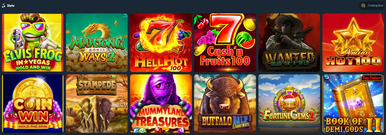 Slotorado Casino slots met Mahjong Ways 2, Cash'n Fruits 100 en moderne videoslots